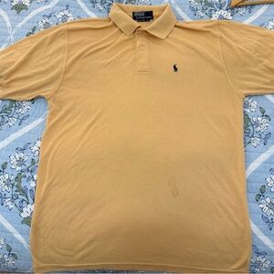 Polo by Ralph Lauren Men's Mustard Polo Shirt